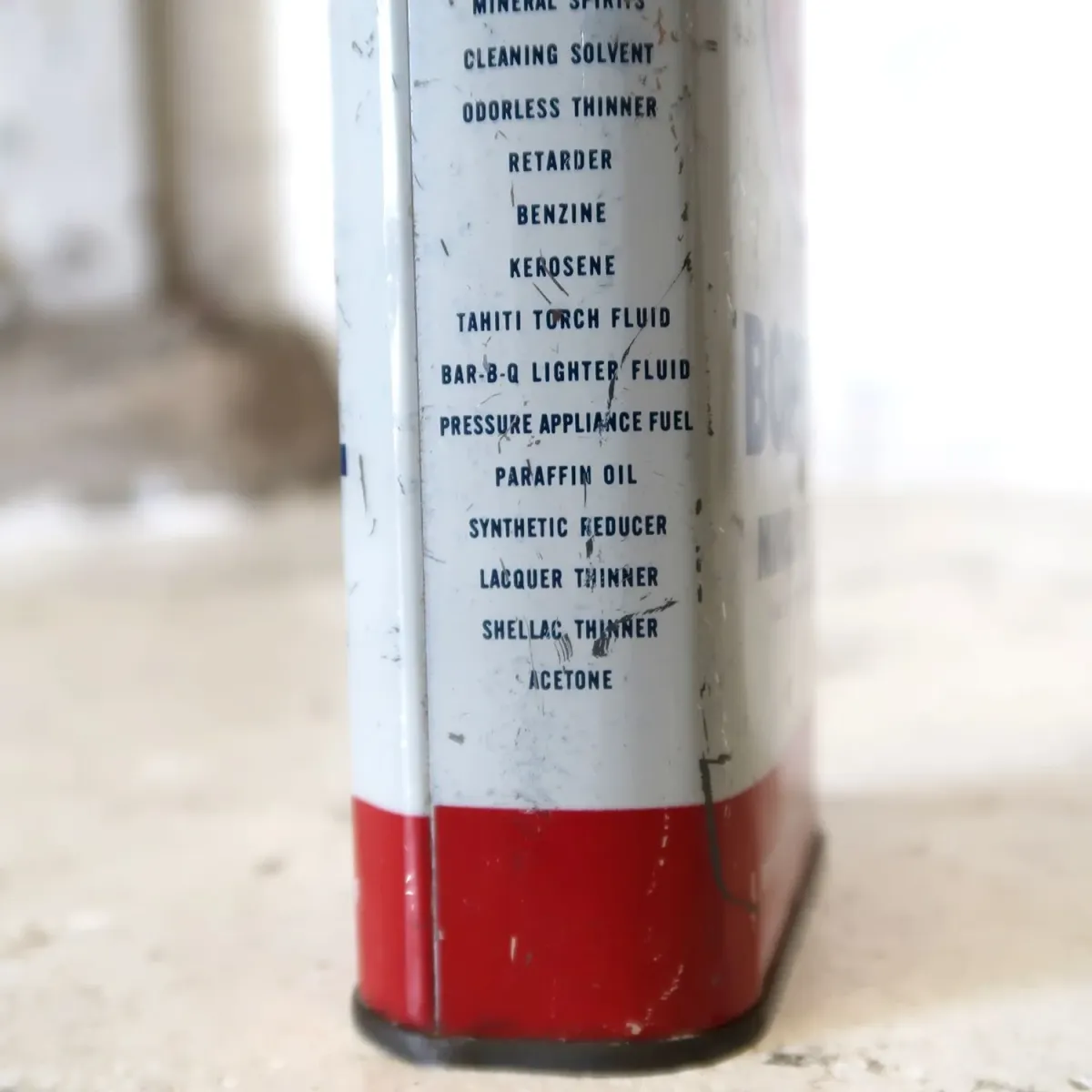 BORTZOIL ビンテージ オイル缶