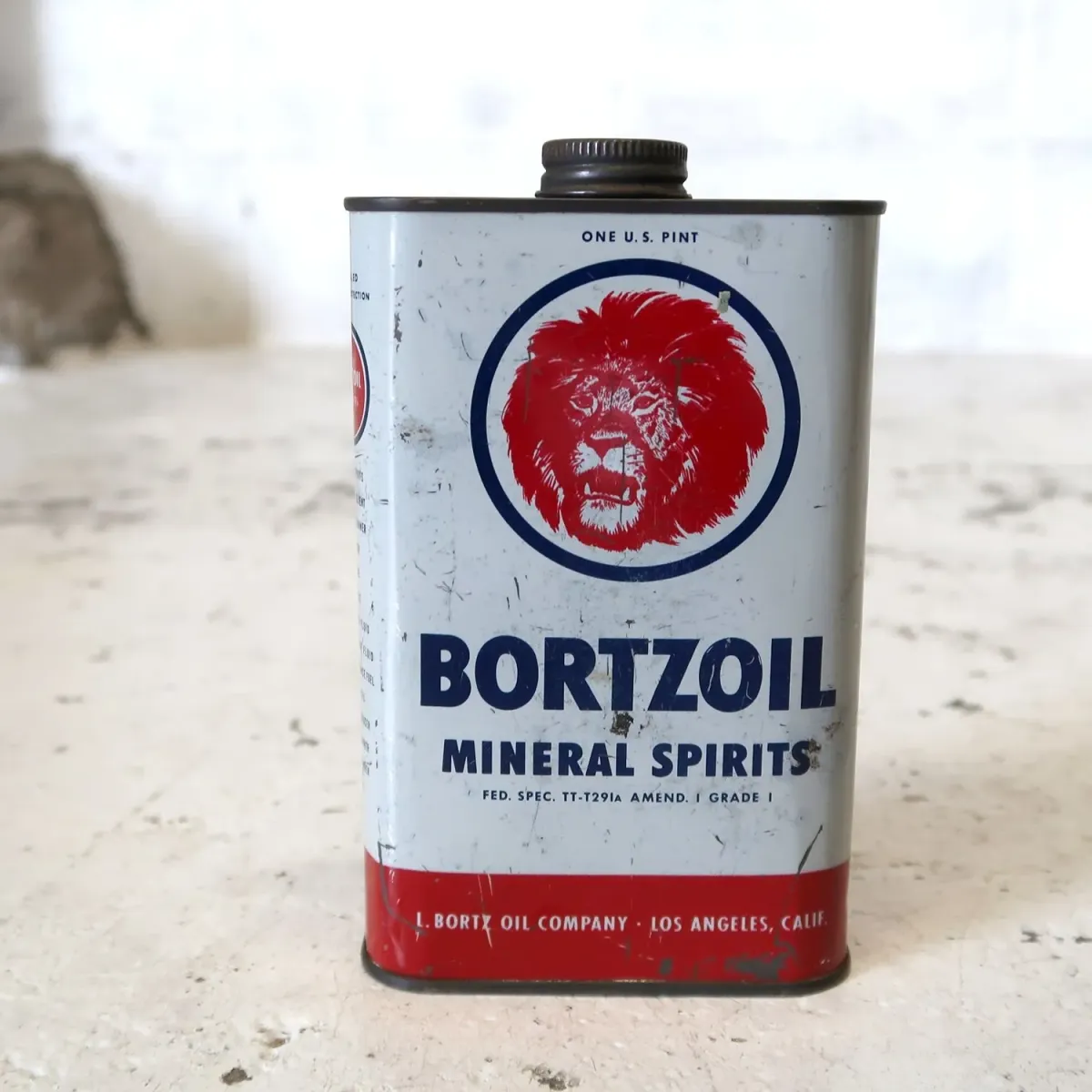 BORTZOIL ビンテージ オイル缶
