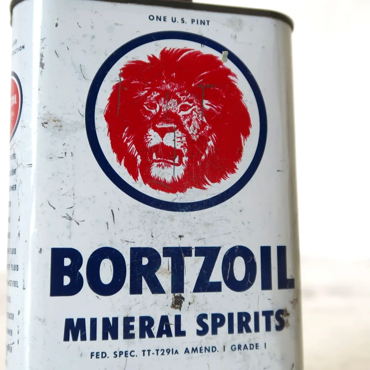 BORTZOIL ビンテージ オイル缶