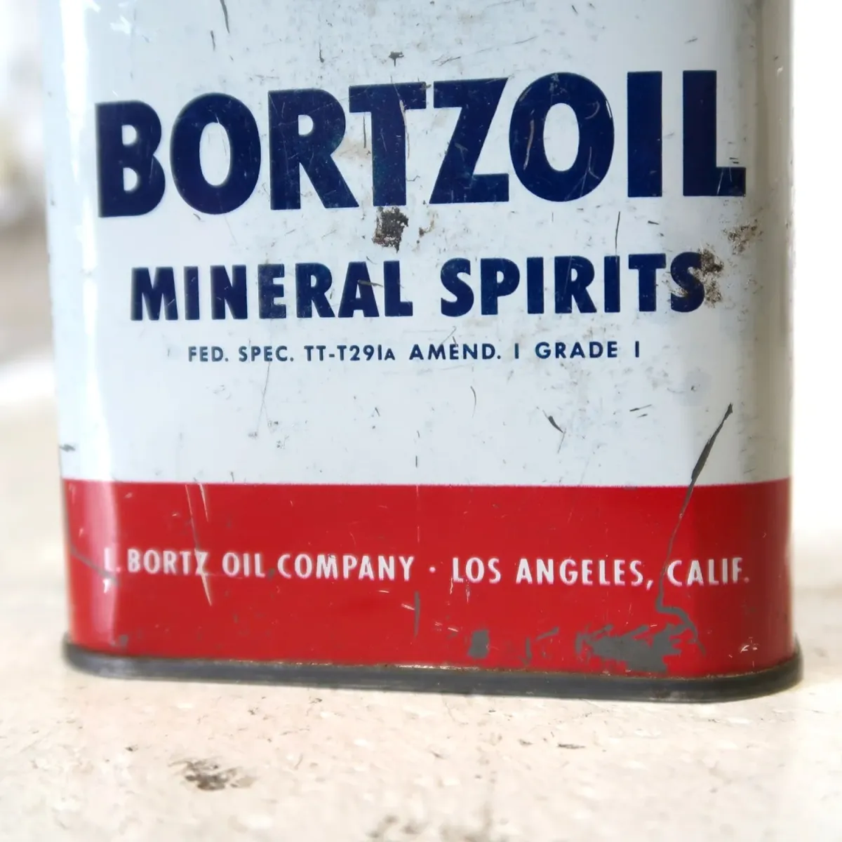 BORTZOIL ビンテージ オイル缶