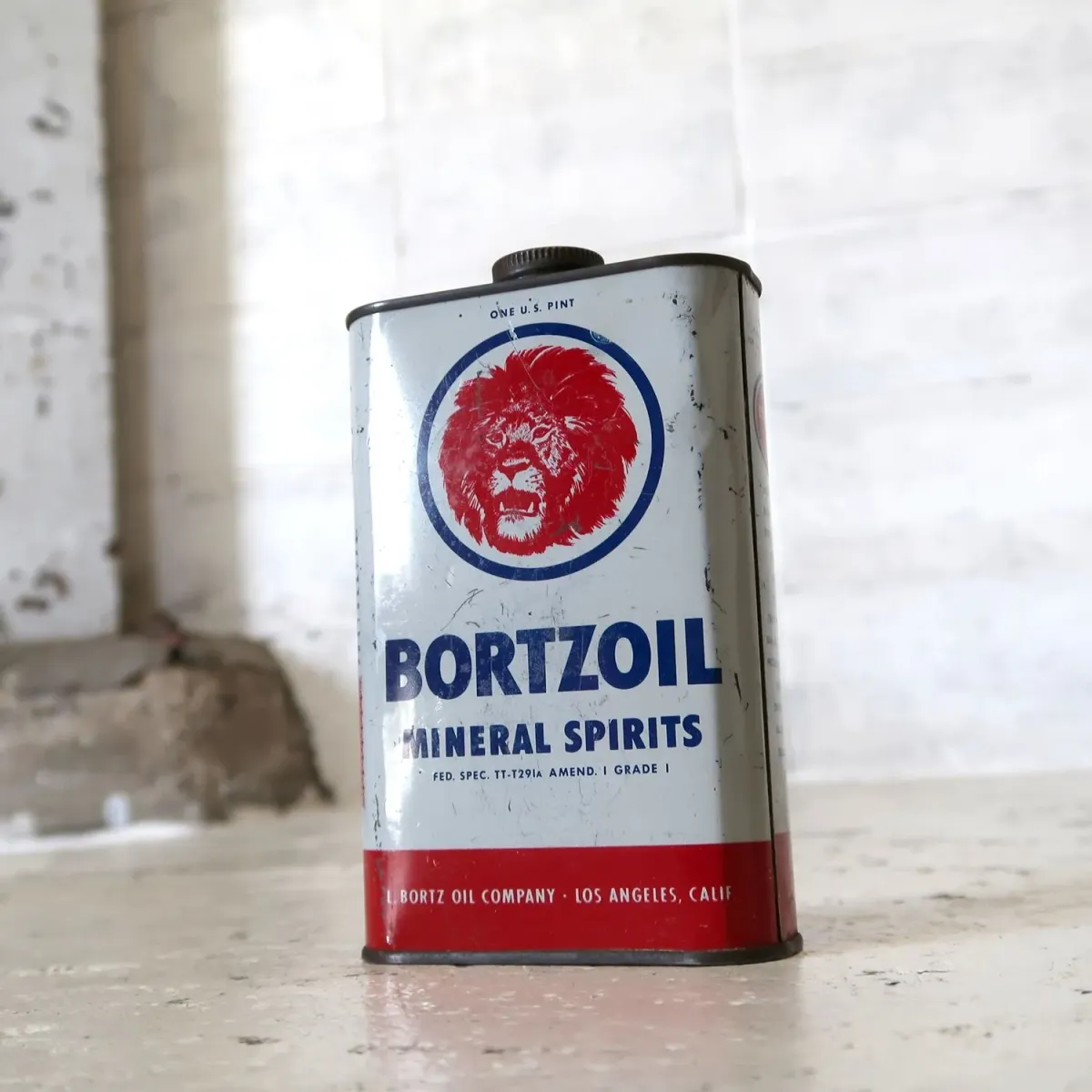 BORTZOIL ビンテージ オイル缶