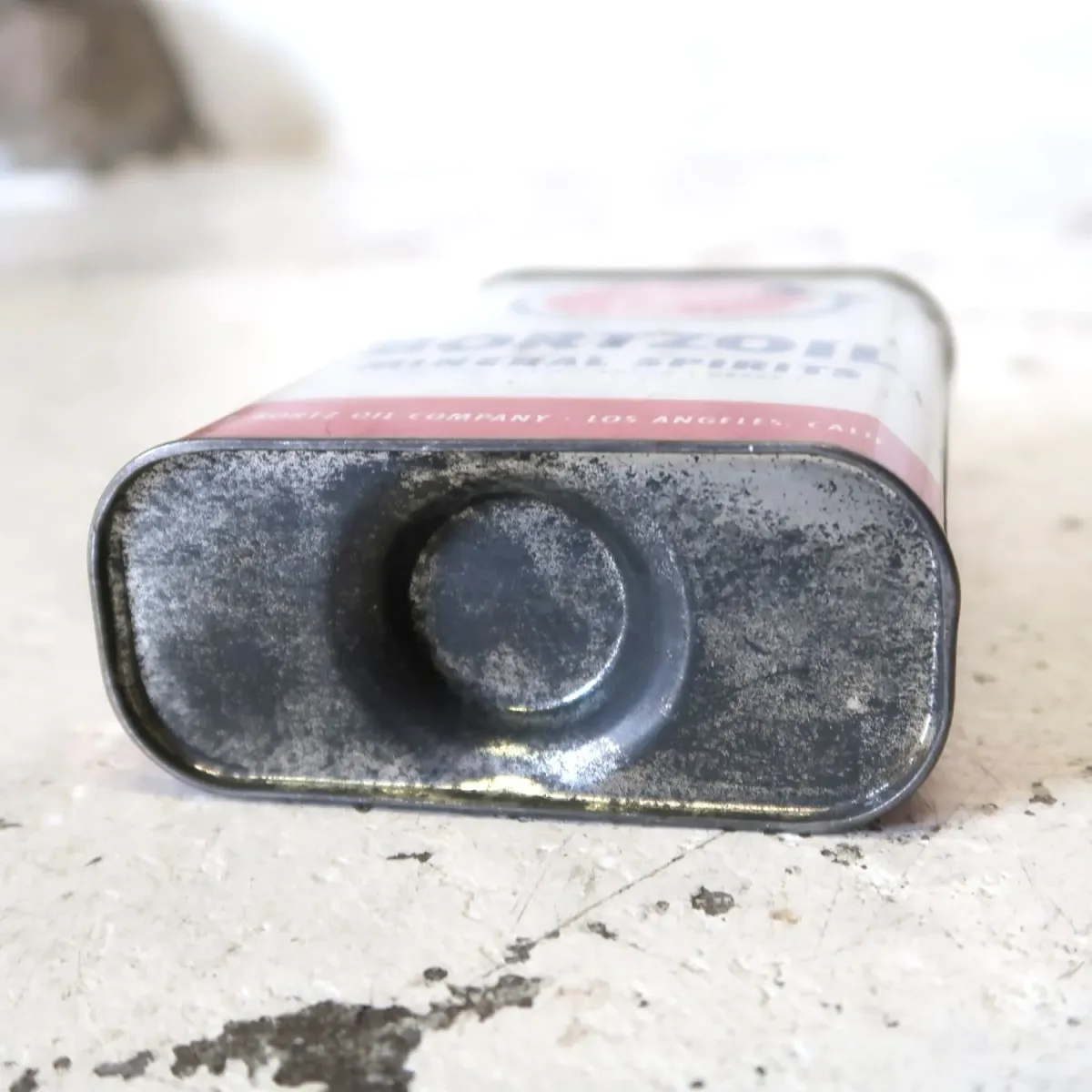 BORTZOIL ビンテージ オイル缶