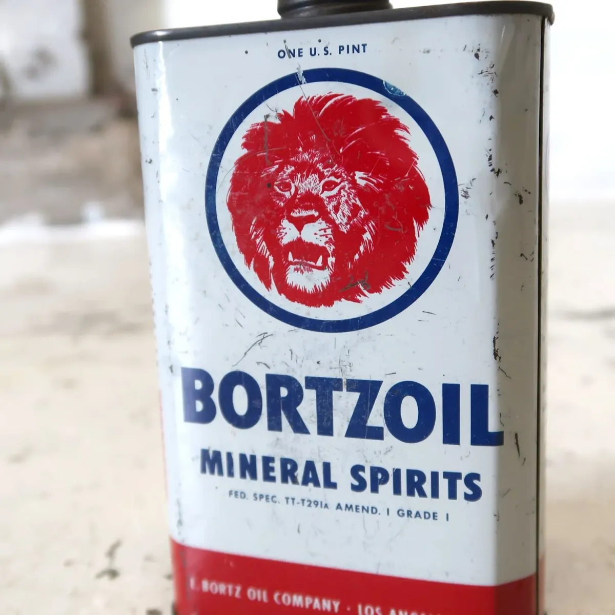 BORTZOIL ビンテージ オイル缶