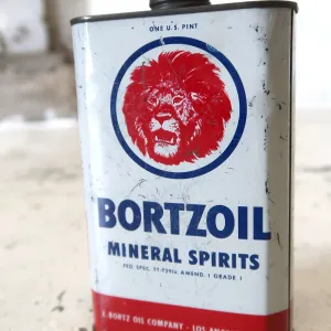 BORTZOIL ビンテージ オイル缶