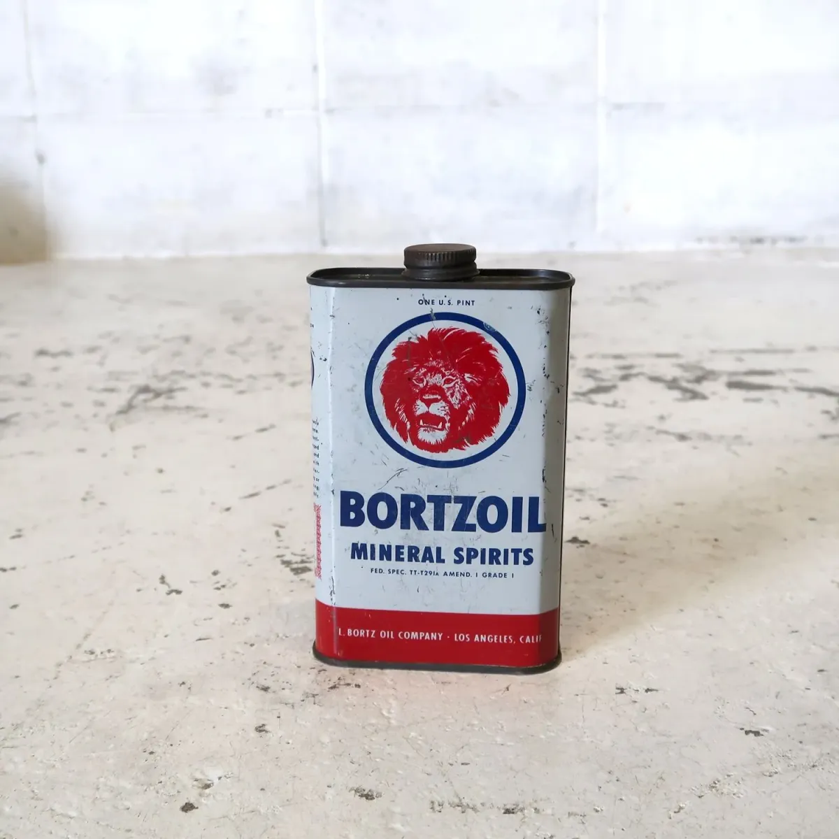 BORTZOIL ビンテージ オイル缶