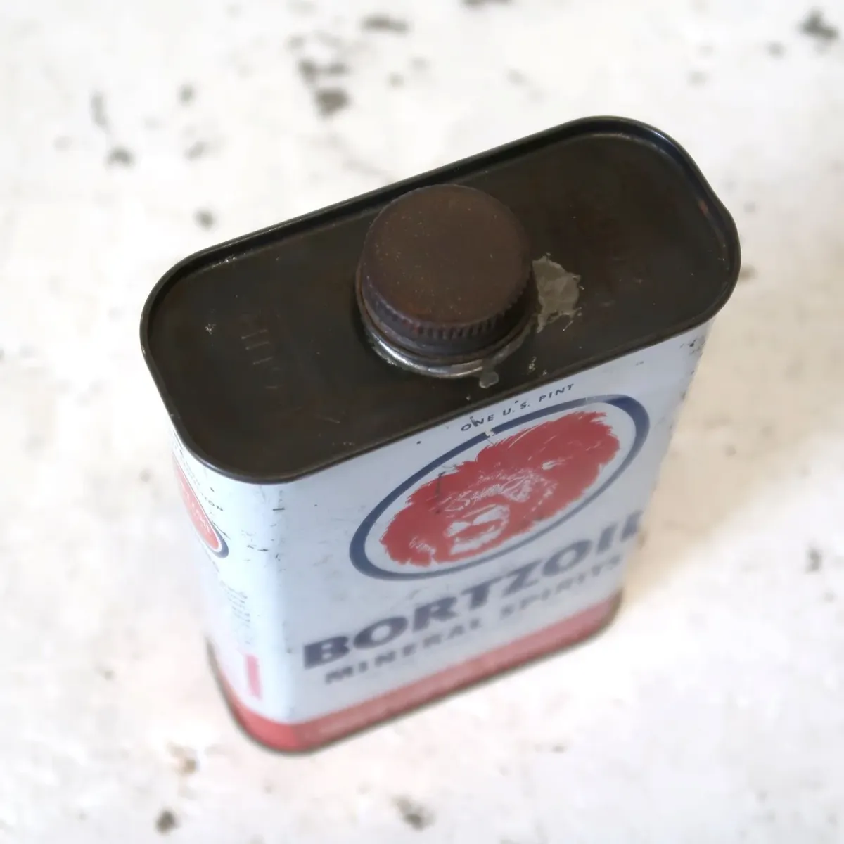 BORTZOIL ビンテージ オイル缶