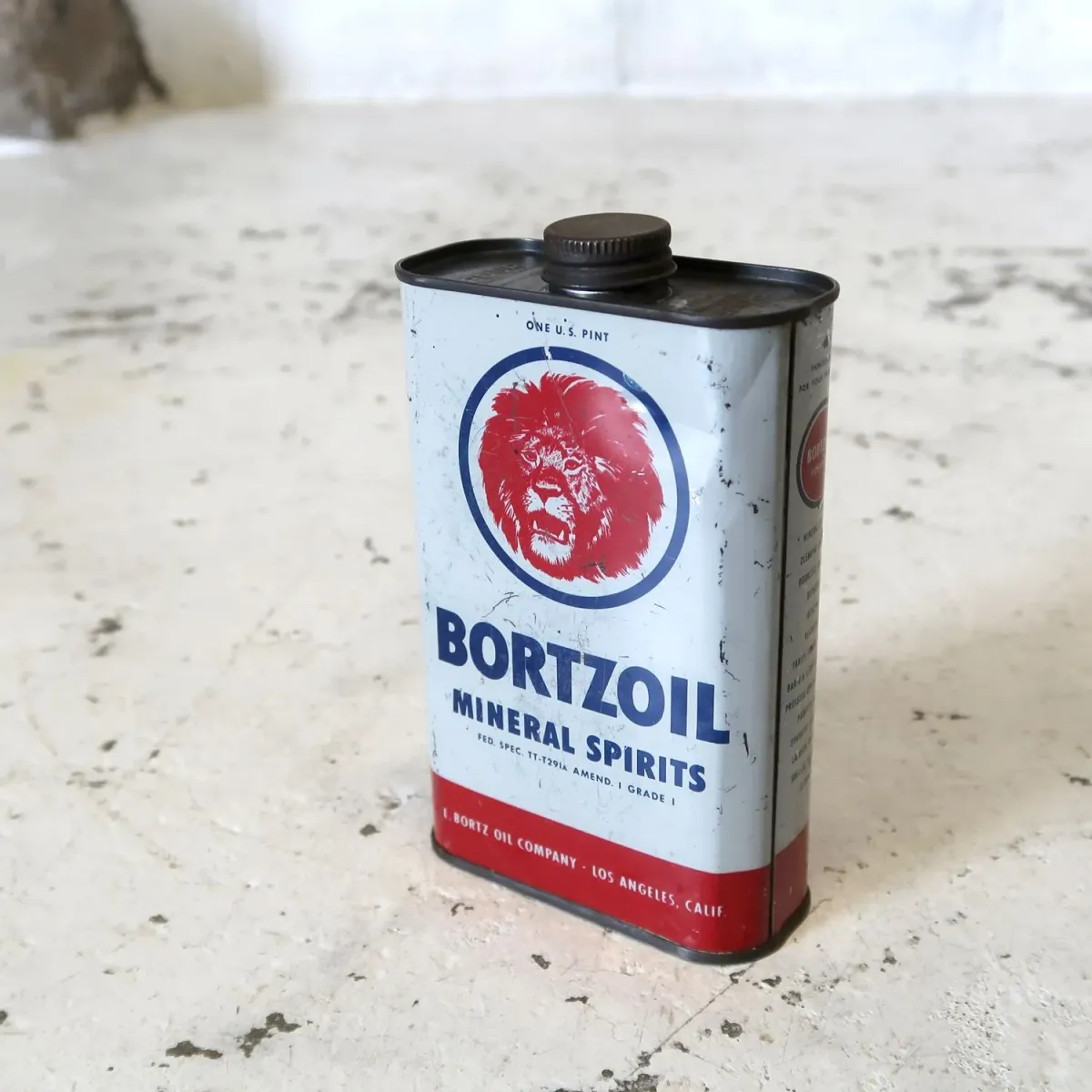 BORTZOIL ビンテージ オイル缶
