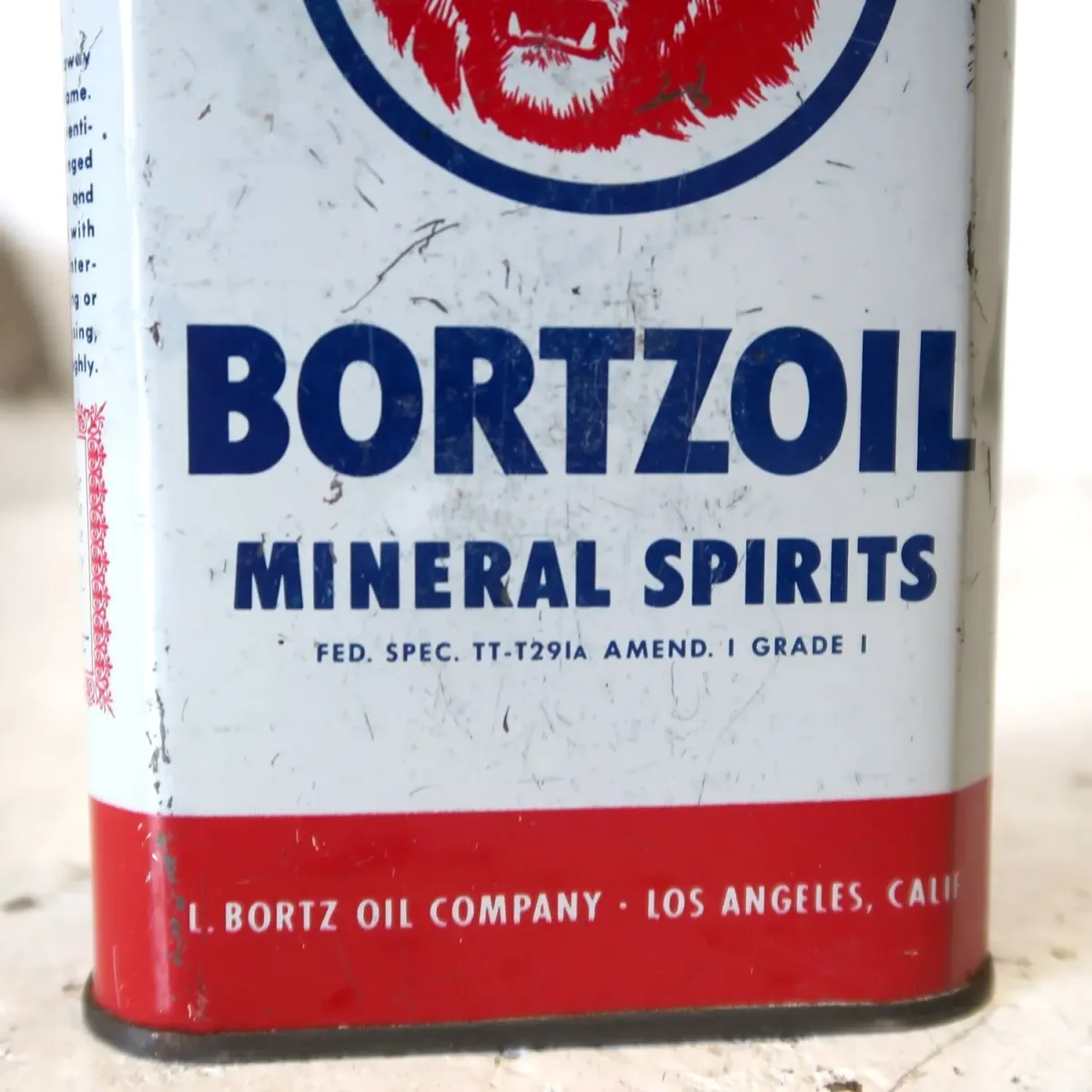 BORTZOIL ビンテージ オイル缶
