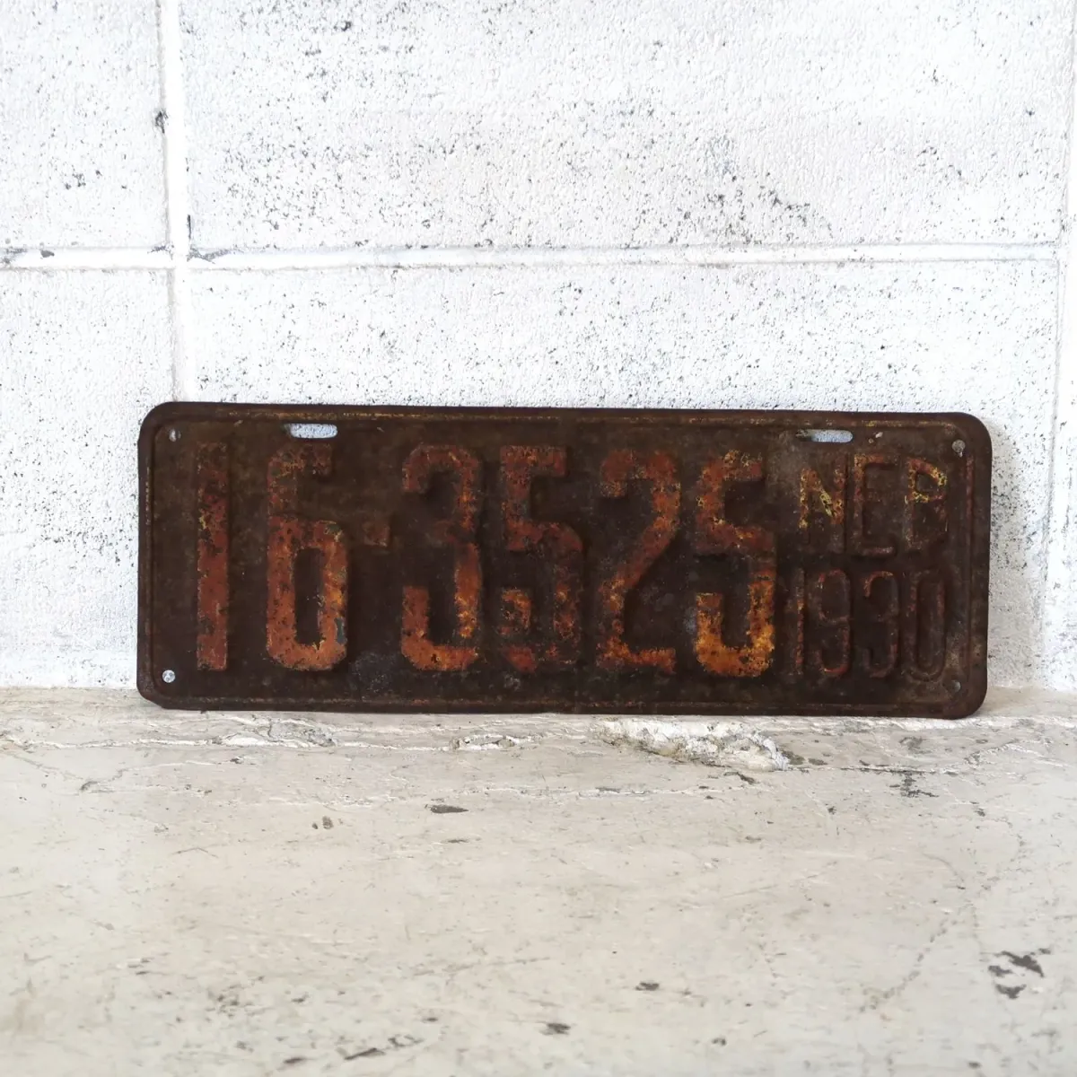 30's NEBRASKA ビンテージ ナンバープレート