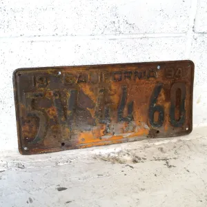 30's CALIFORNIA ビンテージ ナンバープレート