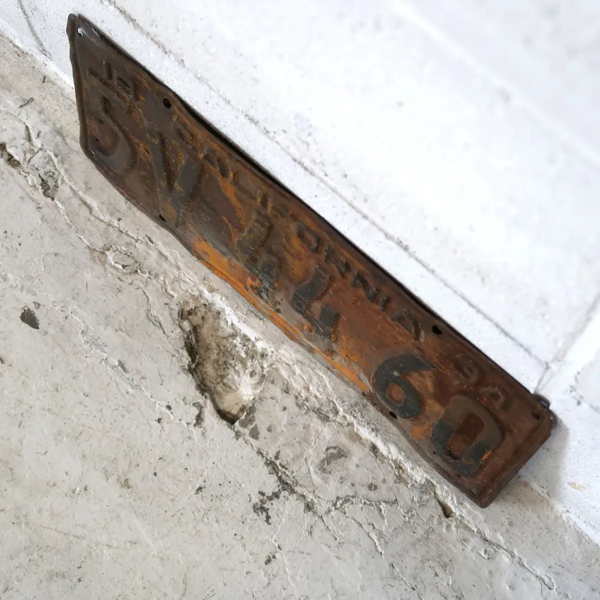 30's CALIFORNIA ビンテージ ナンバープレート