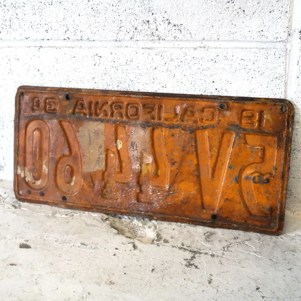 30's CALIFORNIA ビンテージ ナンバープレート