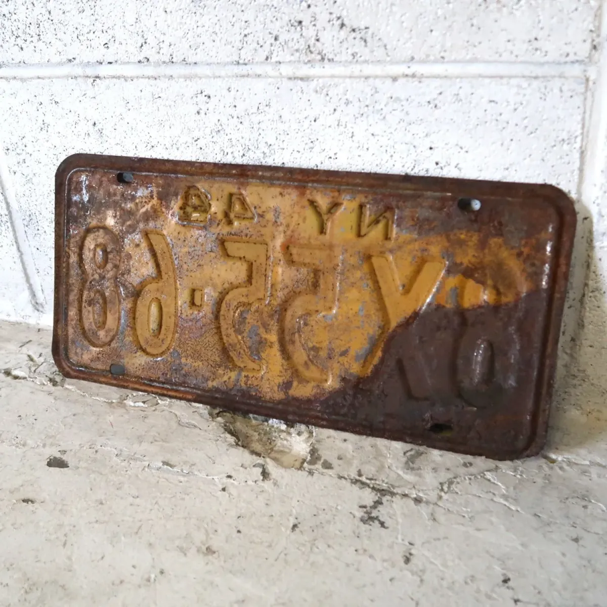 40's NEW YORK ビンテージ ナンバープレート