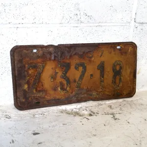 30's NEW YORK ビンテージ ナンバープレート
