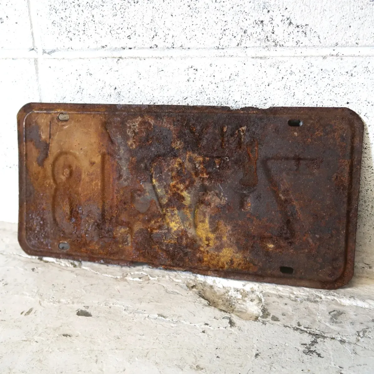 30's NEW YORK ビンテージ ナンバープレート