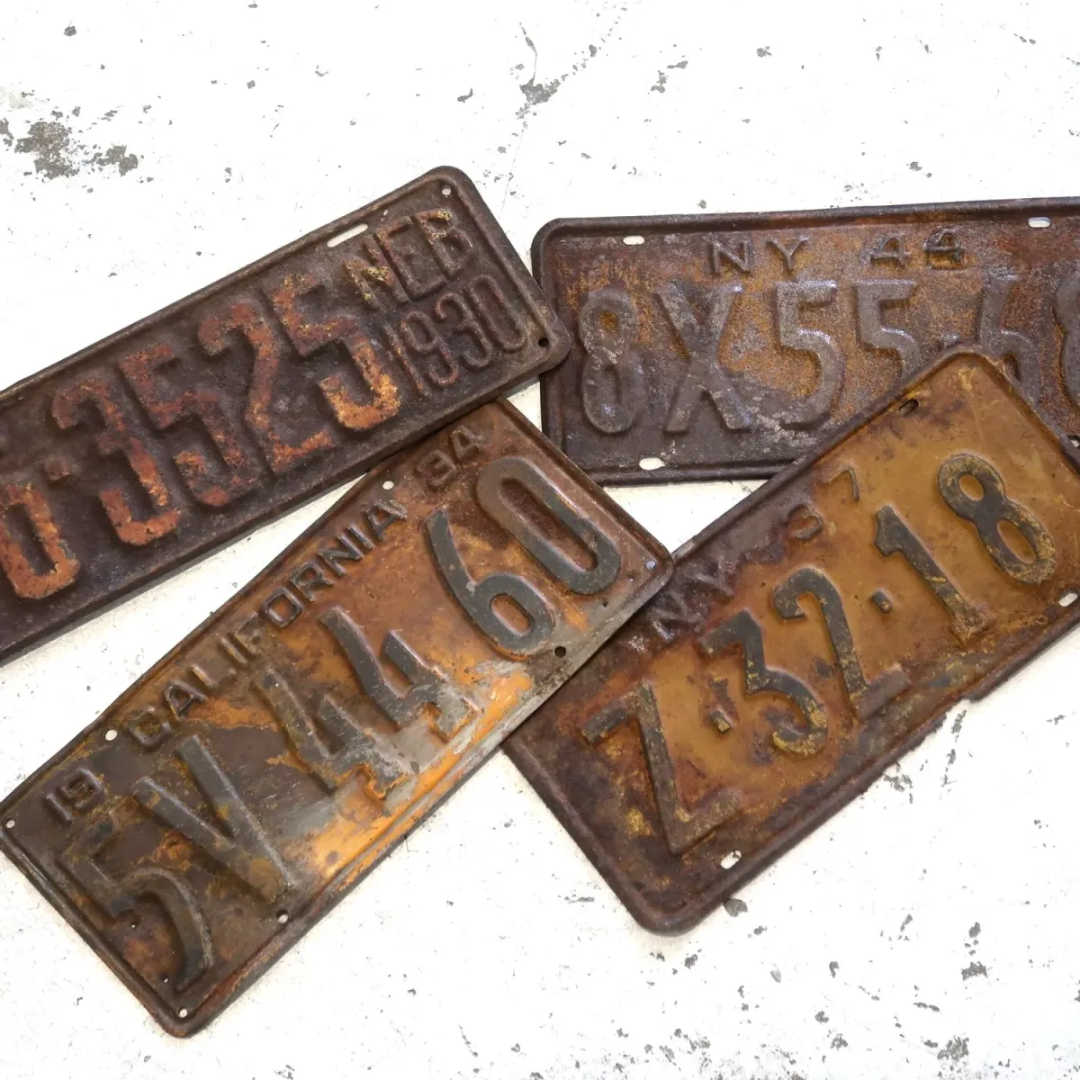 30's NEW YORK ビンテージ ナンバープレート