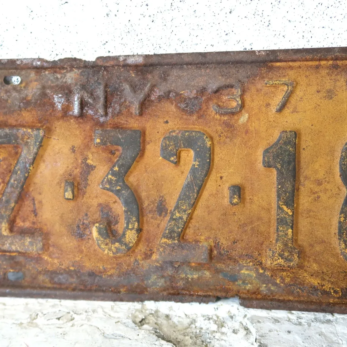 30's NEW YORK ビンテージ ナンバープレート