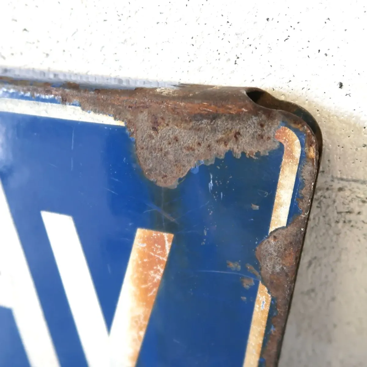 ビンテージ 両面ストリートサイン ホーロー