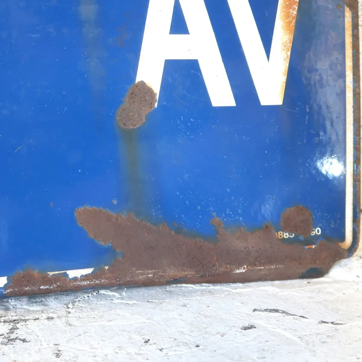 ビンテージ 両面ストリートサイン ホーロー