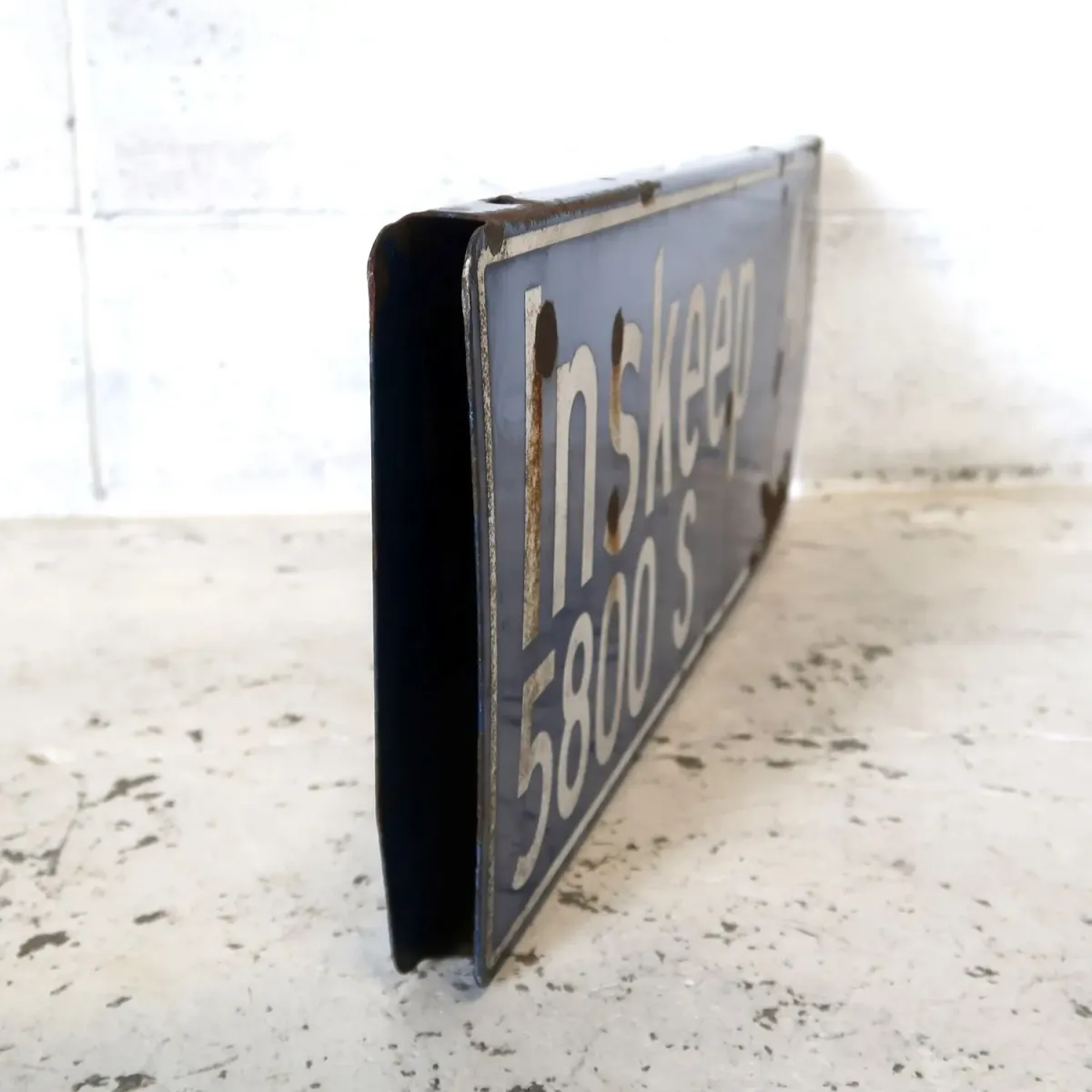 ビンテージ 両面ストリートサイン ホーロー