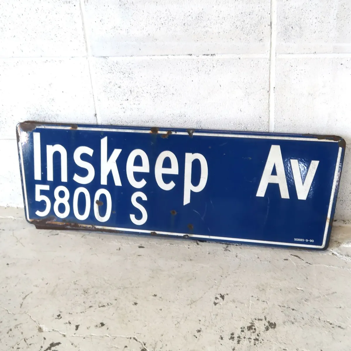 ビンテージ 両面ストリートサイン ホーロー