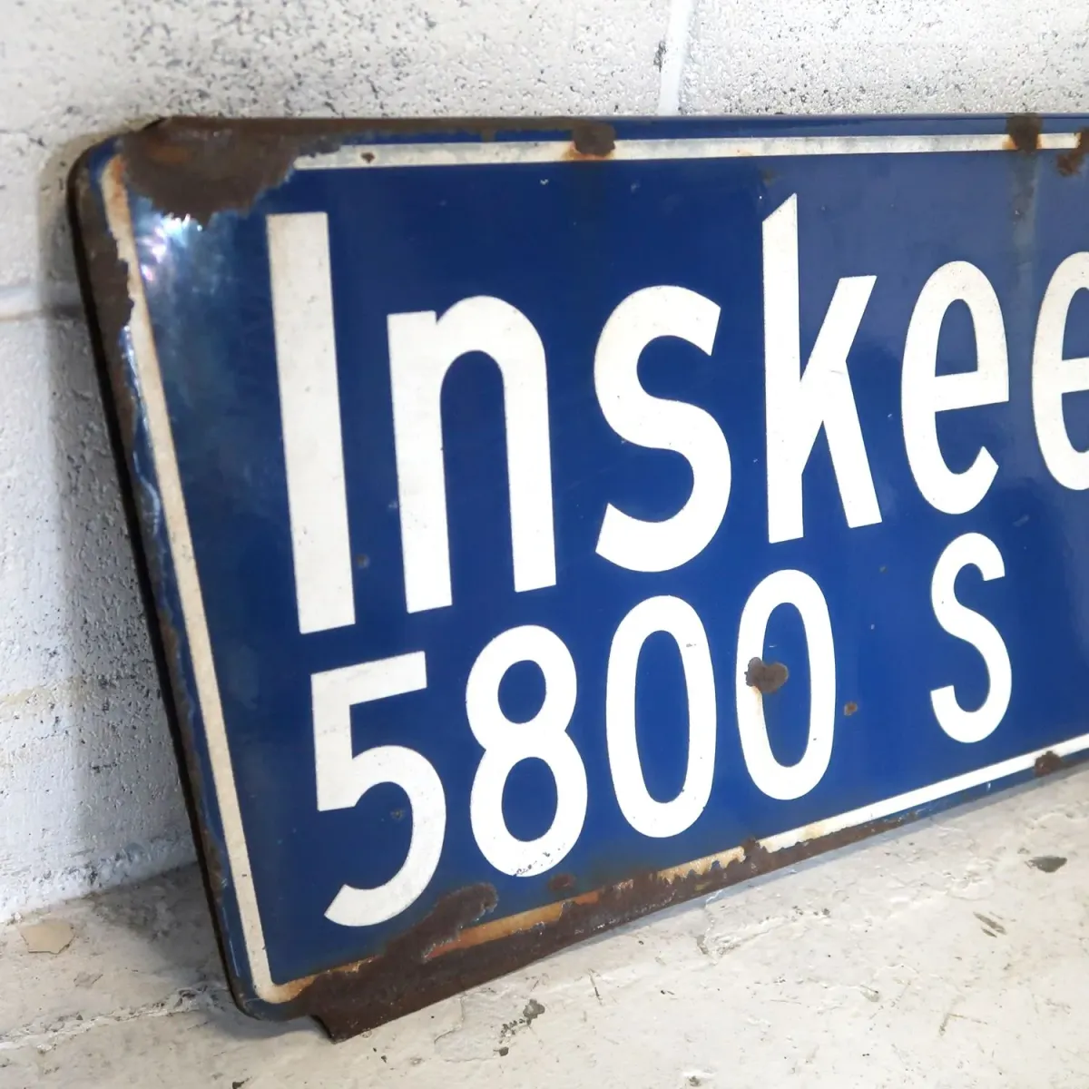 ビンテージ 両面ストリートサイン ホーロー