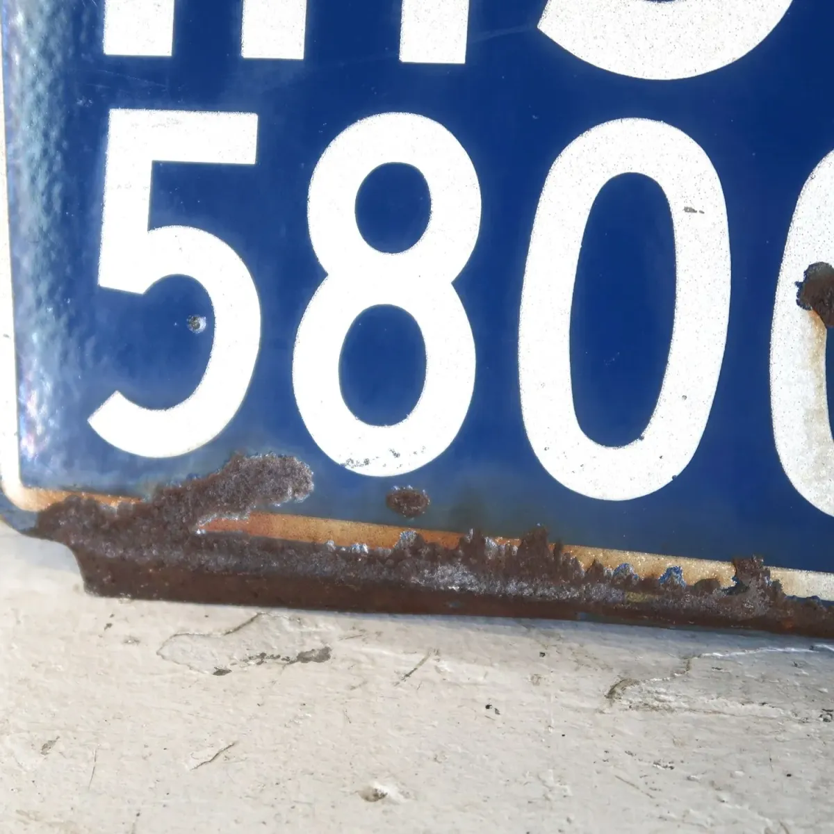 ビンテージ 両面ストリートサイン ホーロー