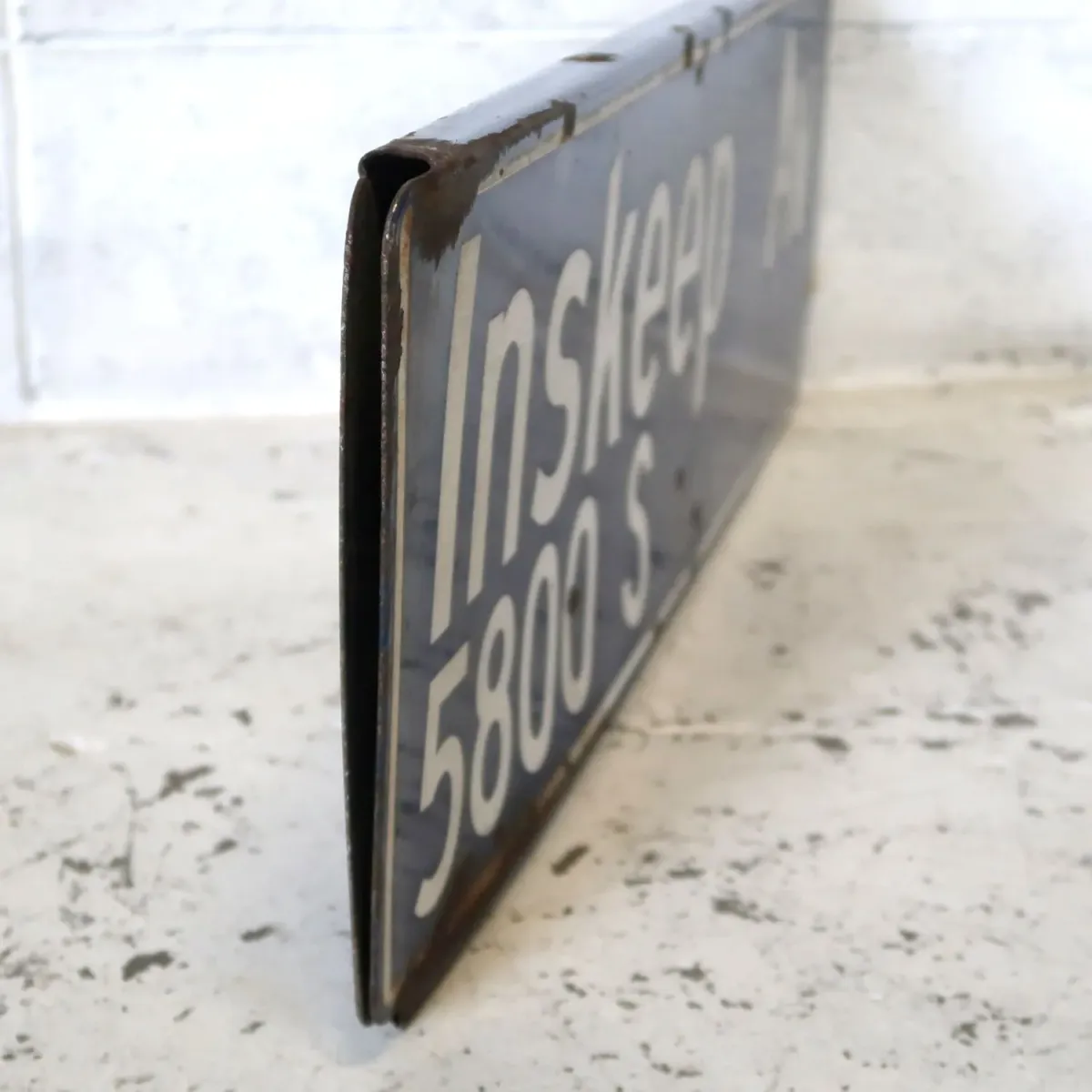 ビンテージ 両面ストリートサイン ホーロー