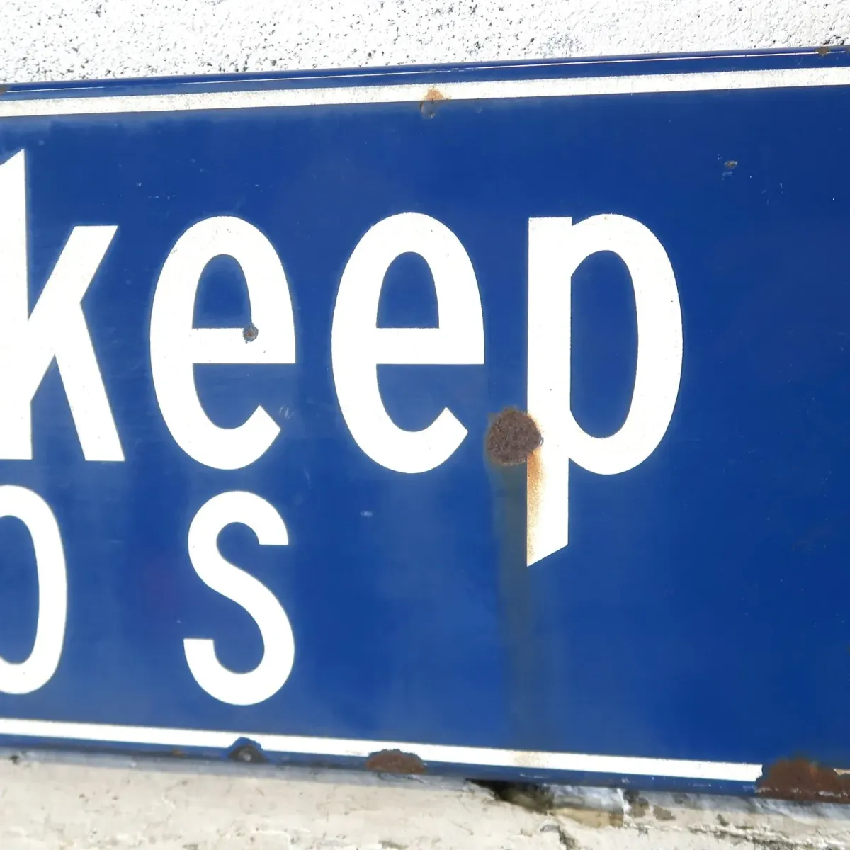 ビンテージ 両面ストリートサイン ホーロー