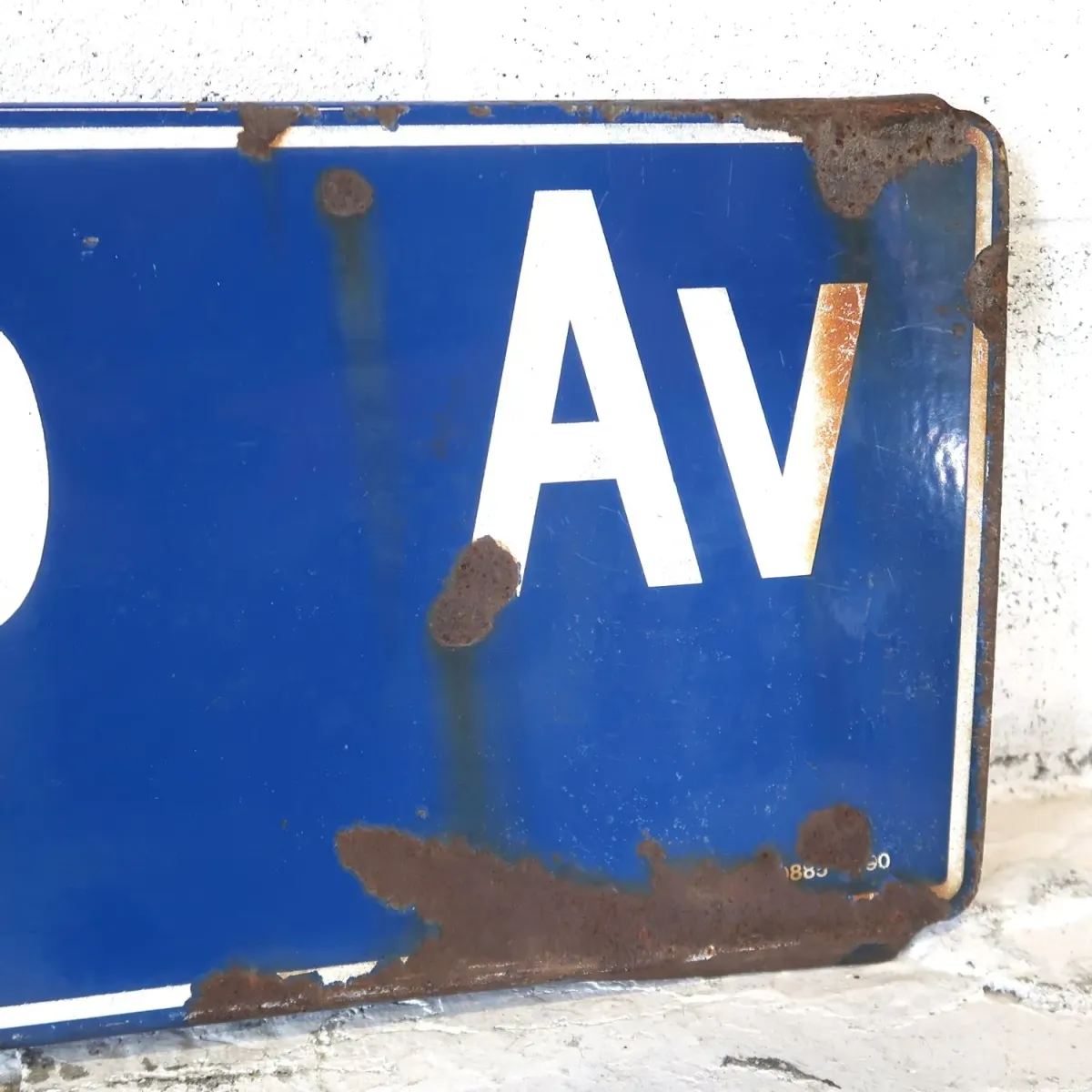 ビンテージ 両面ストリートサイン ホーロー