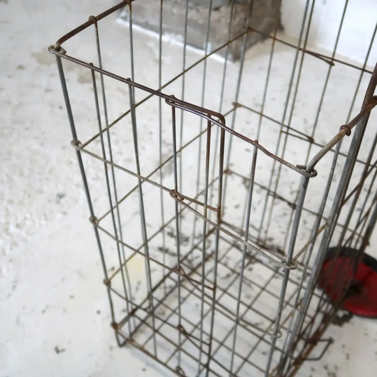 ビンテージ ワイヤーメタル ショッピングカート