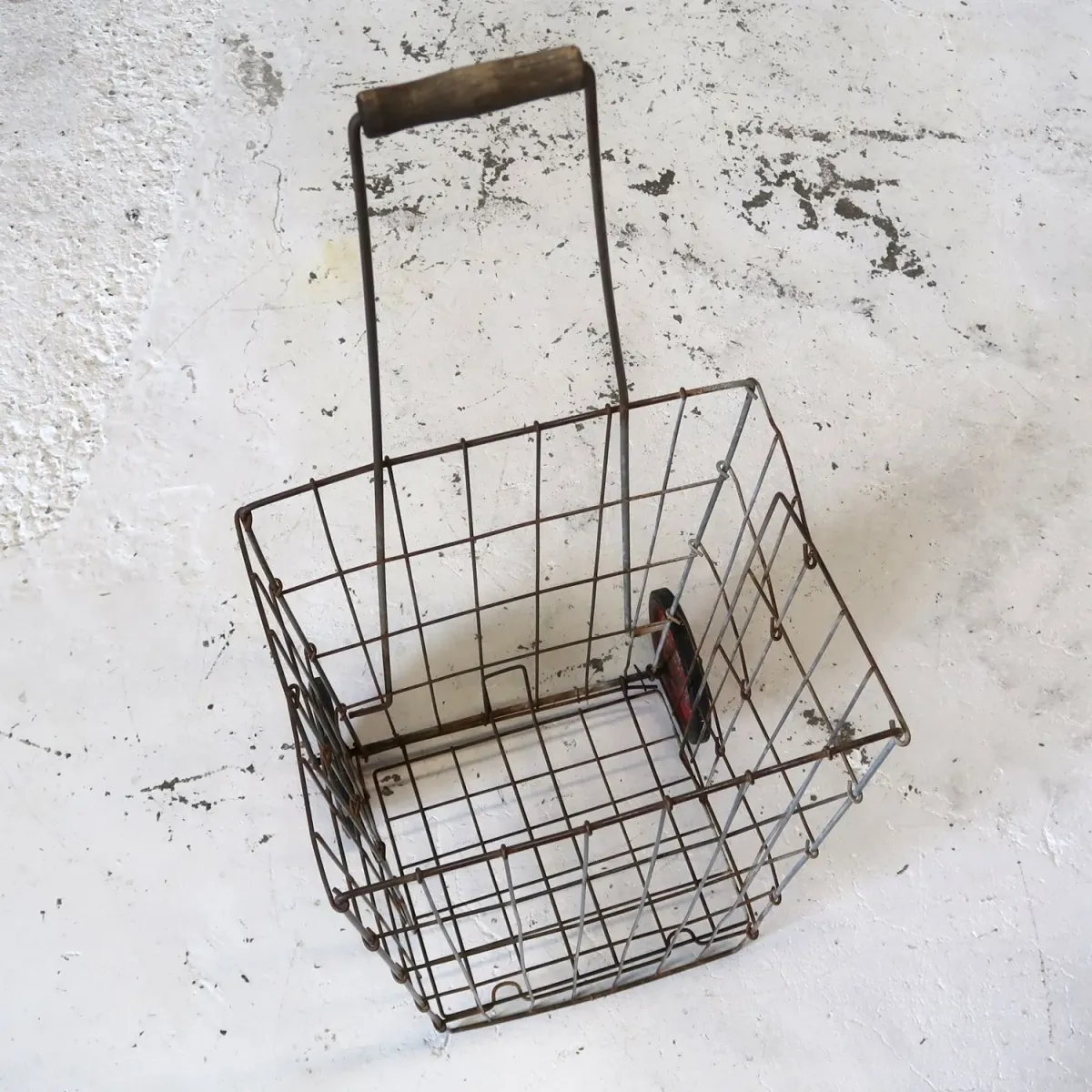 ビンテージ ワイヤーメタル ショッピングカート