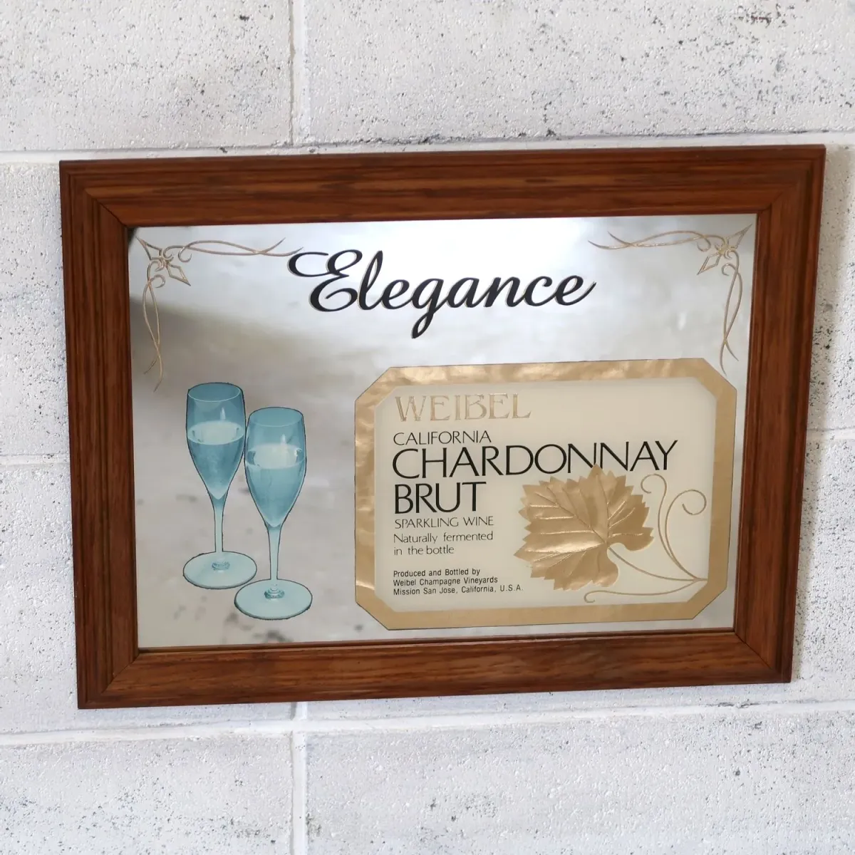 WEIBEL ビンテージ パブミラー