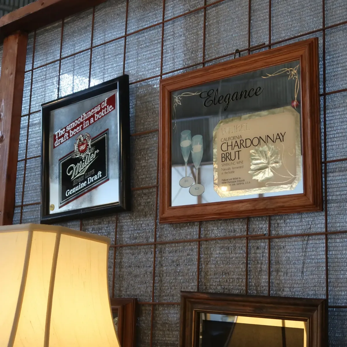 WEIBEL ビンテージ パブミラー