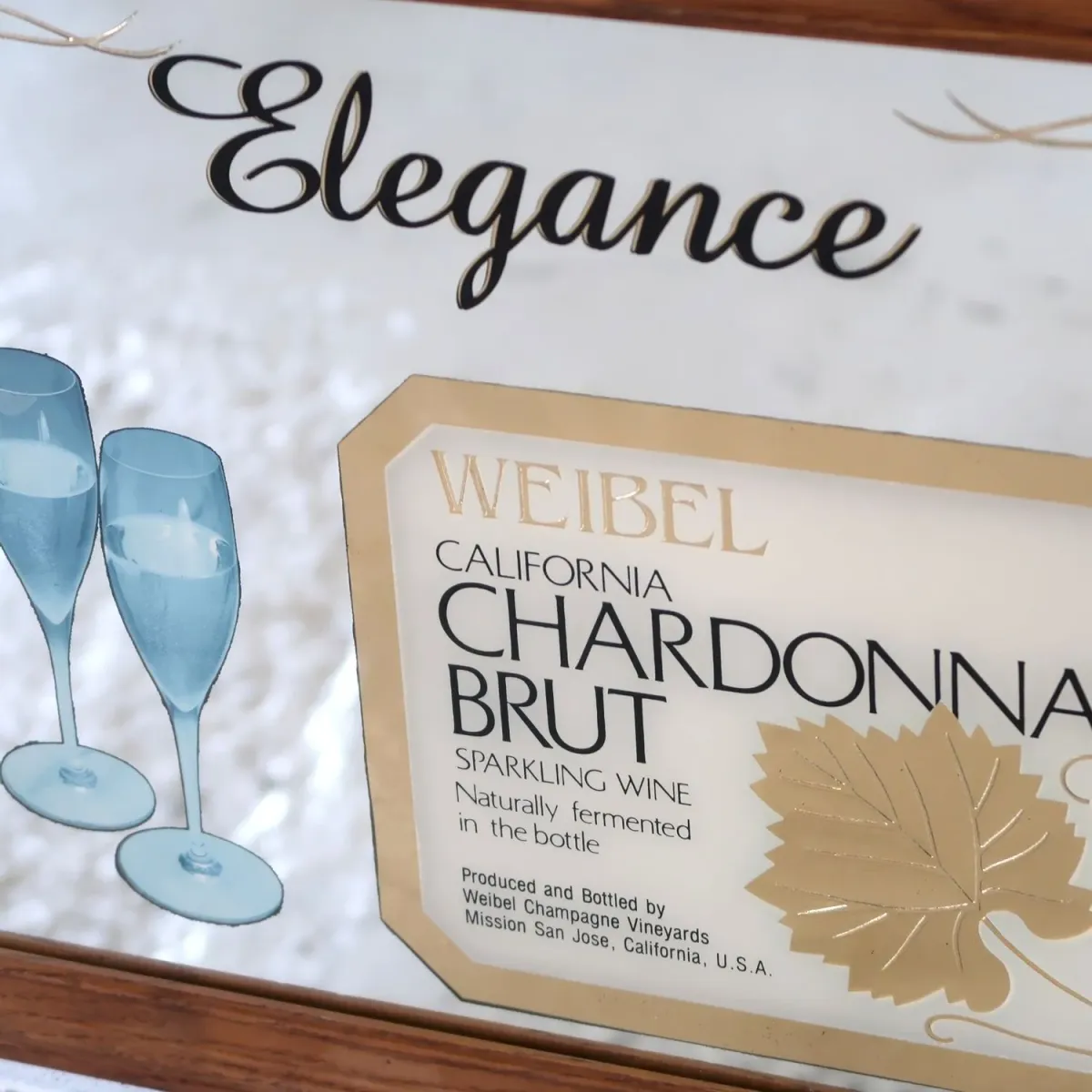 WEIBEL ビンテージ パブミラー