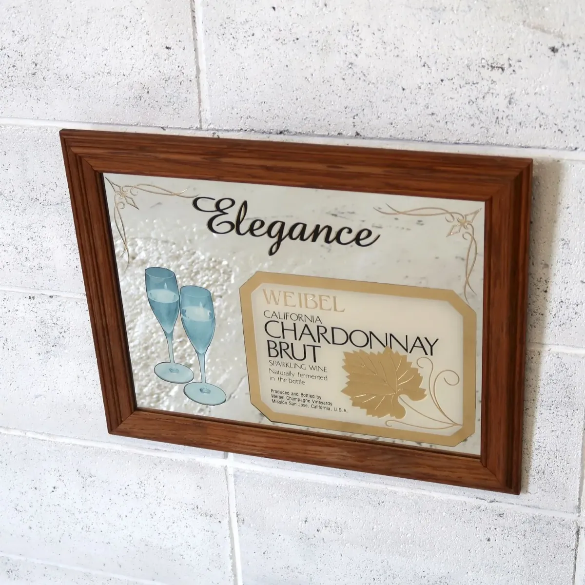 WEIBEL ビンテージ パブミラー