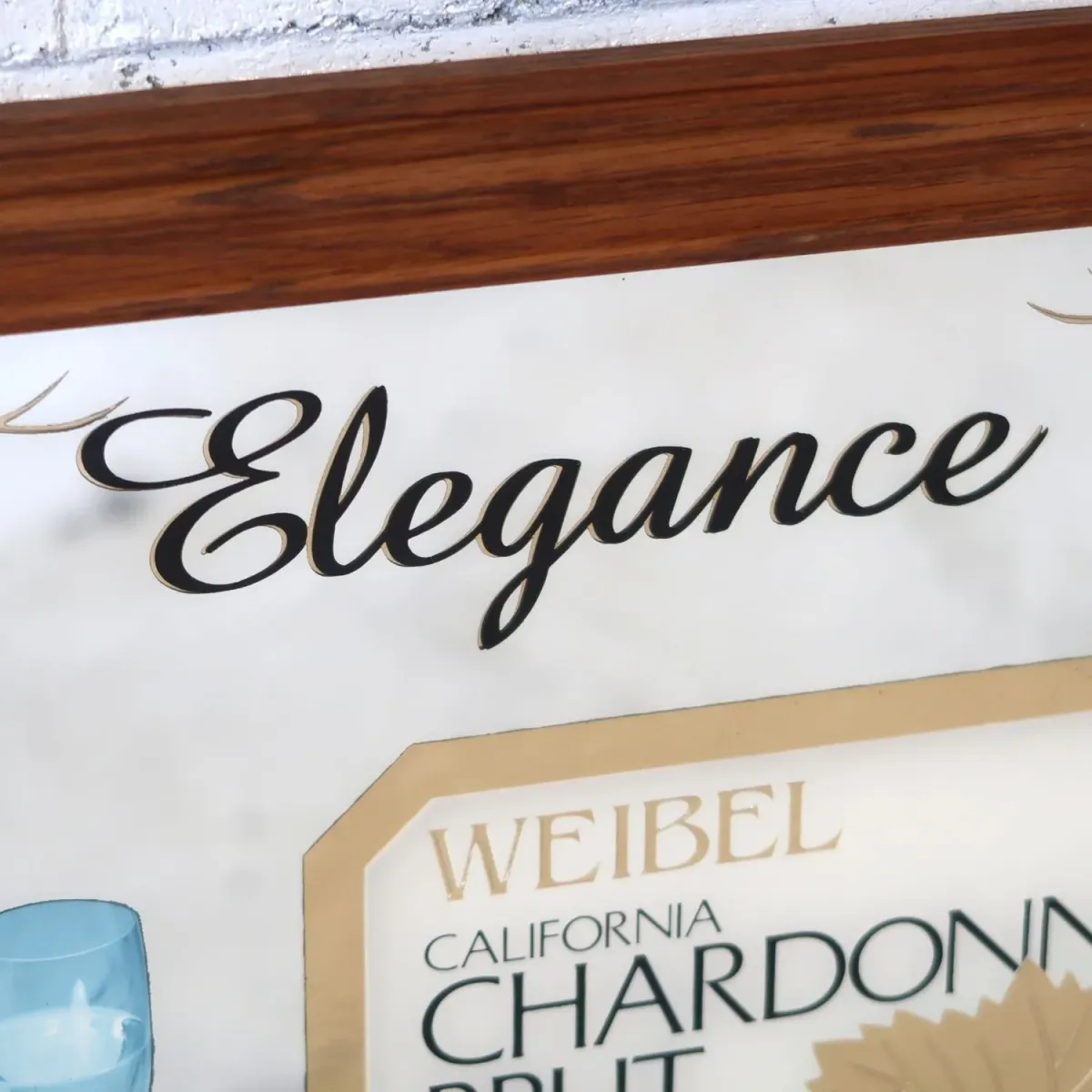 WEIBEL ビンテージ パブミラー