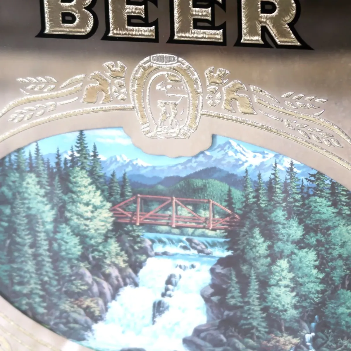 OLYMPIA BEER ビンテージ パブミラー