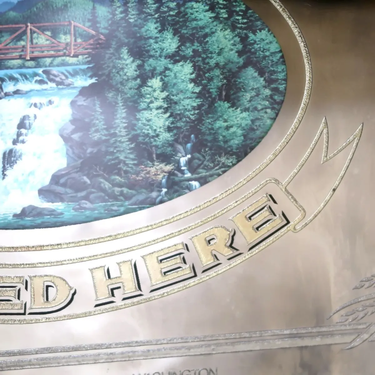 OLYMPIA BEER ビンテージ パブミラー