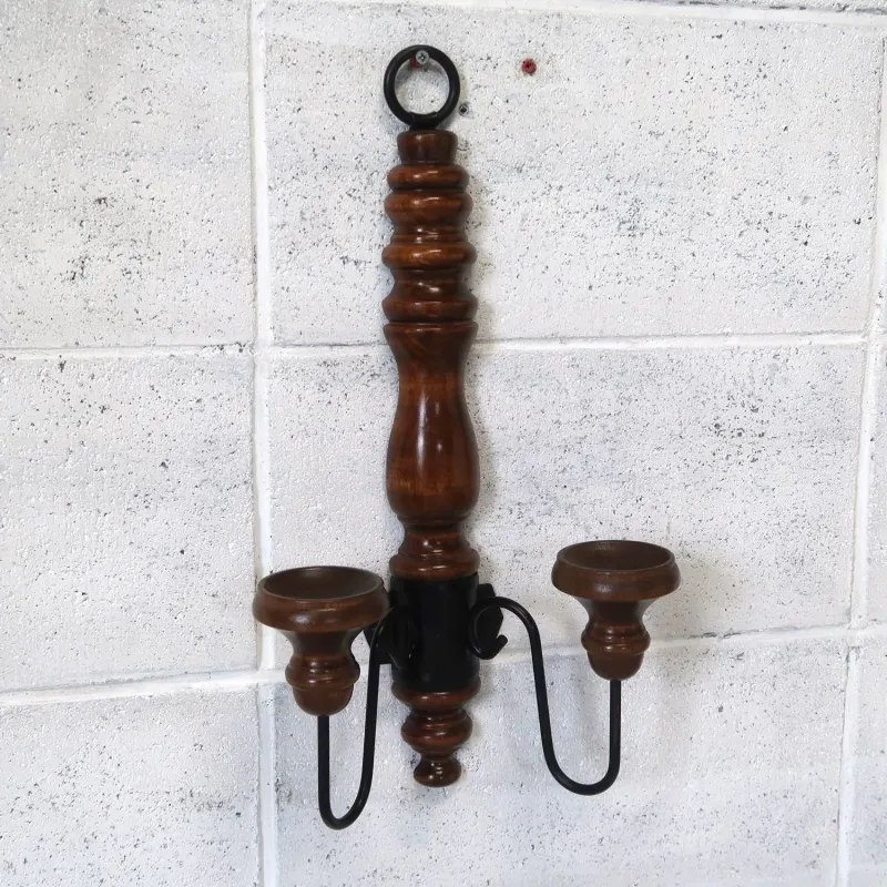 ビンテージ キャンドルホルダー 壁掛け