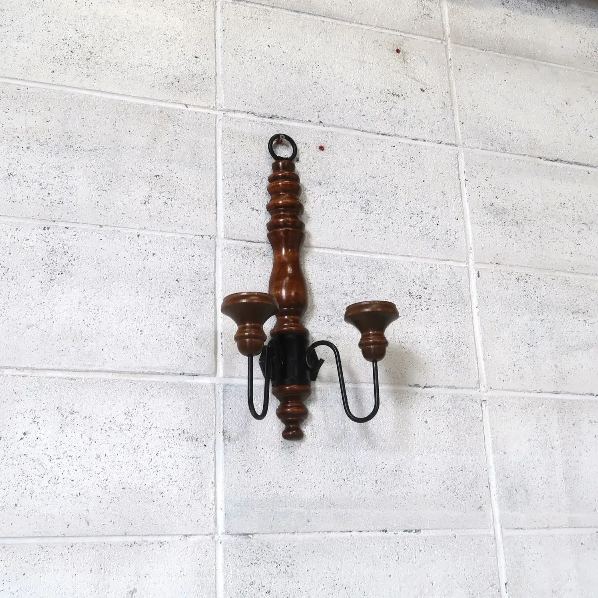 ビンテージ キャンドルホルダー 壁掛け