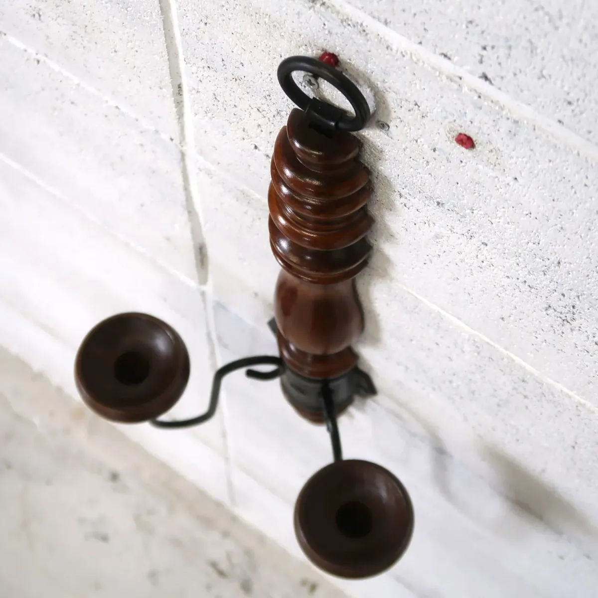 ビンテージ キャンドルホルダー 壁掛け