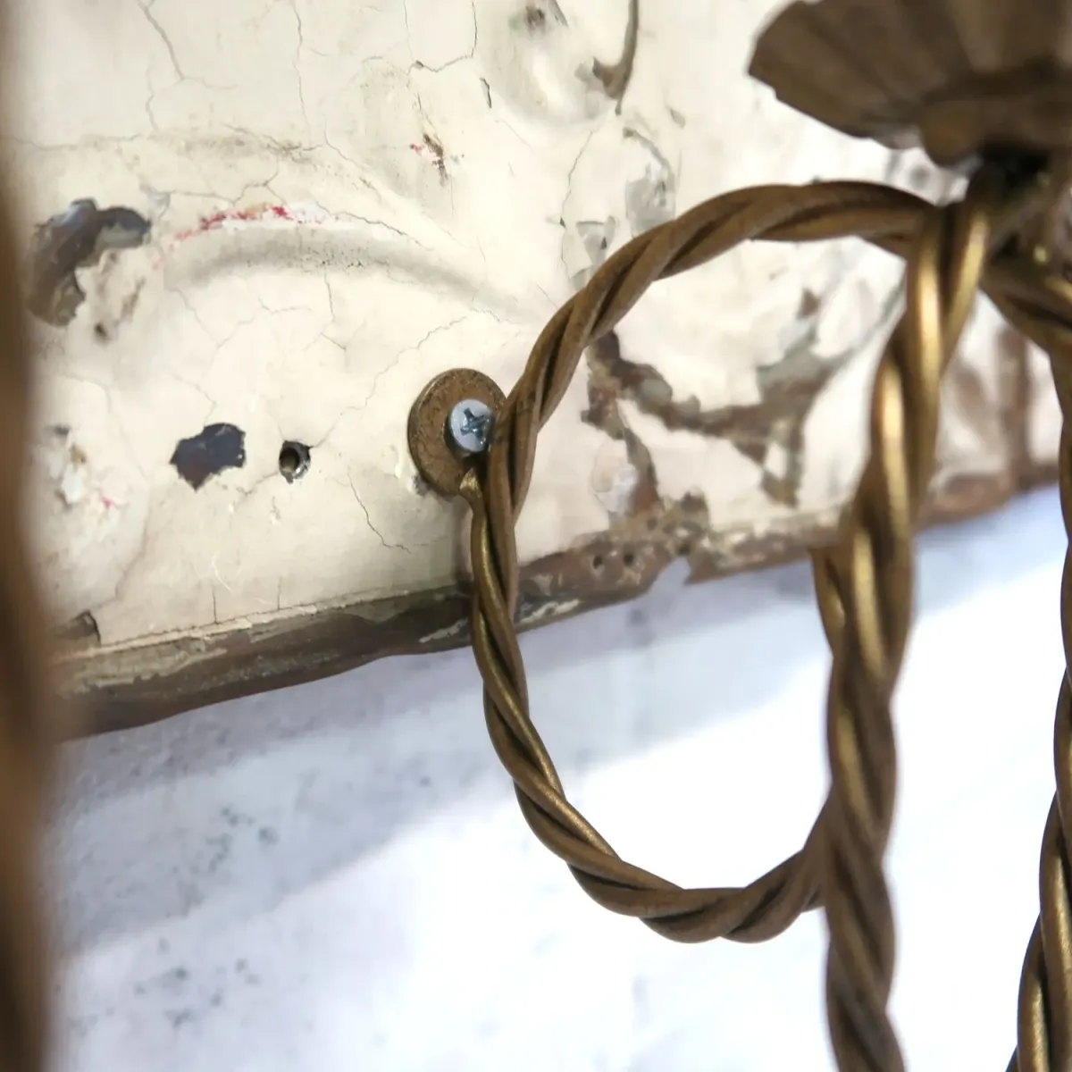 ビンテージ キャンドルホルダー 壁掛け