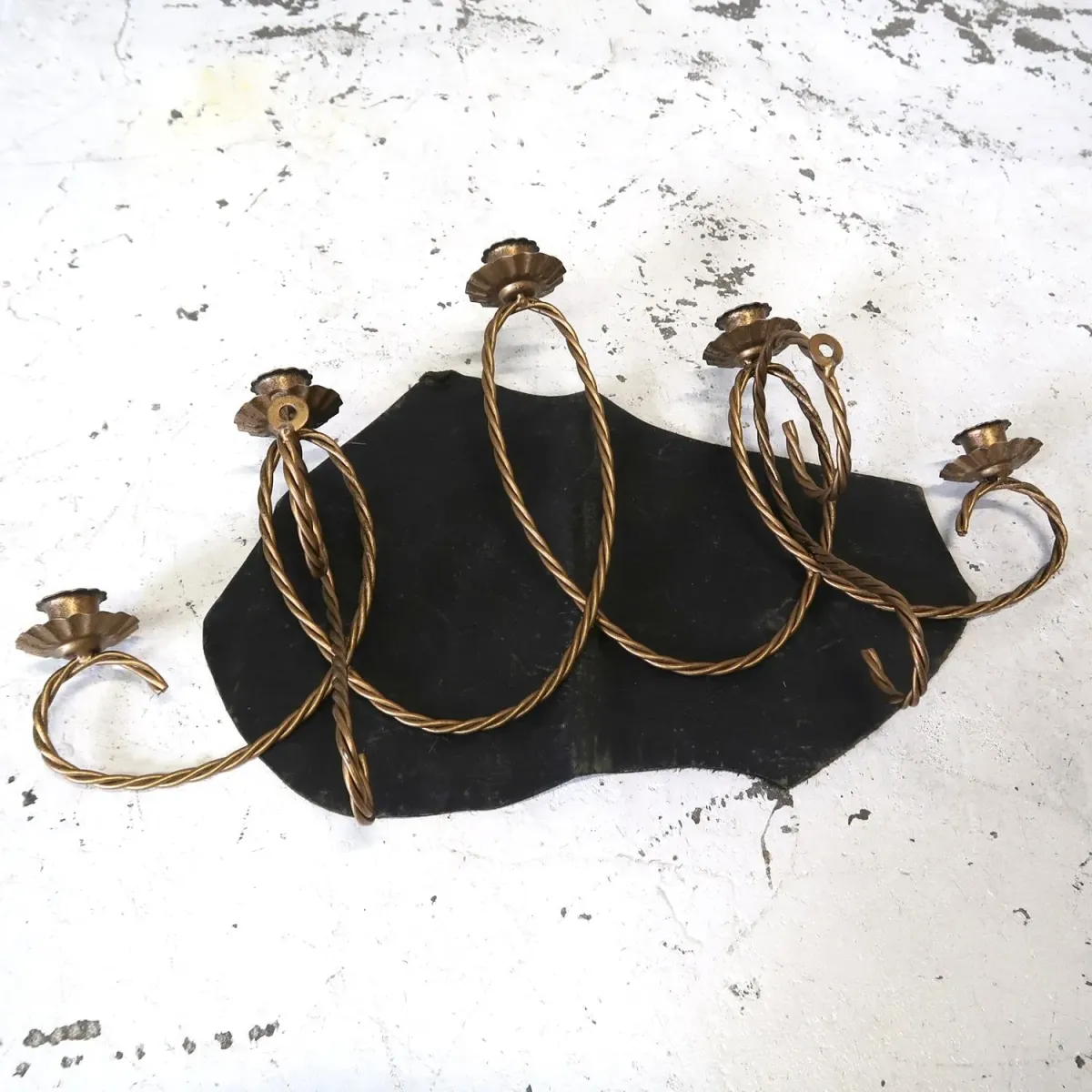 ビンテージ キャンドルホルダー 壁掛け