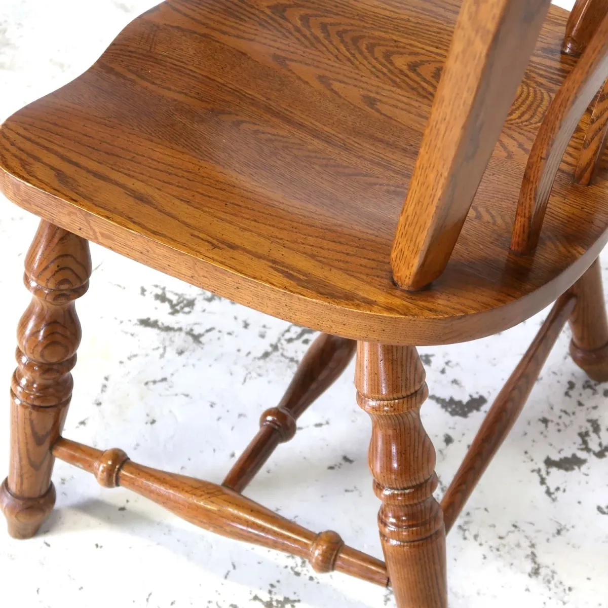 Virginia House アンティーク ウッド ウィンザーチェア オーク