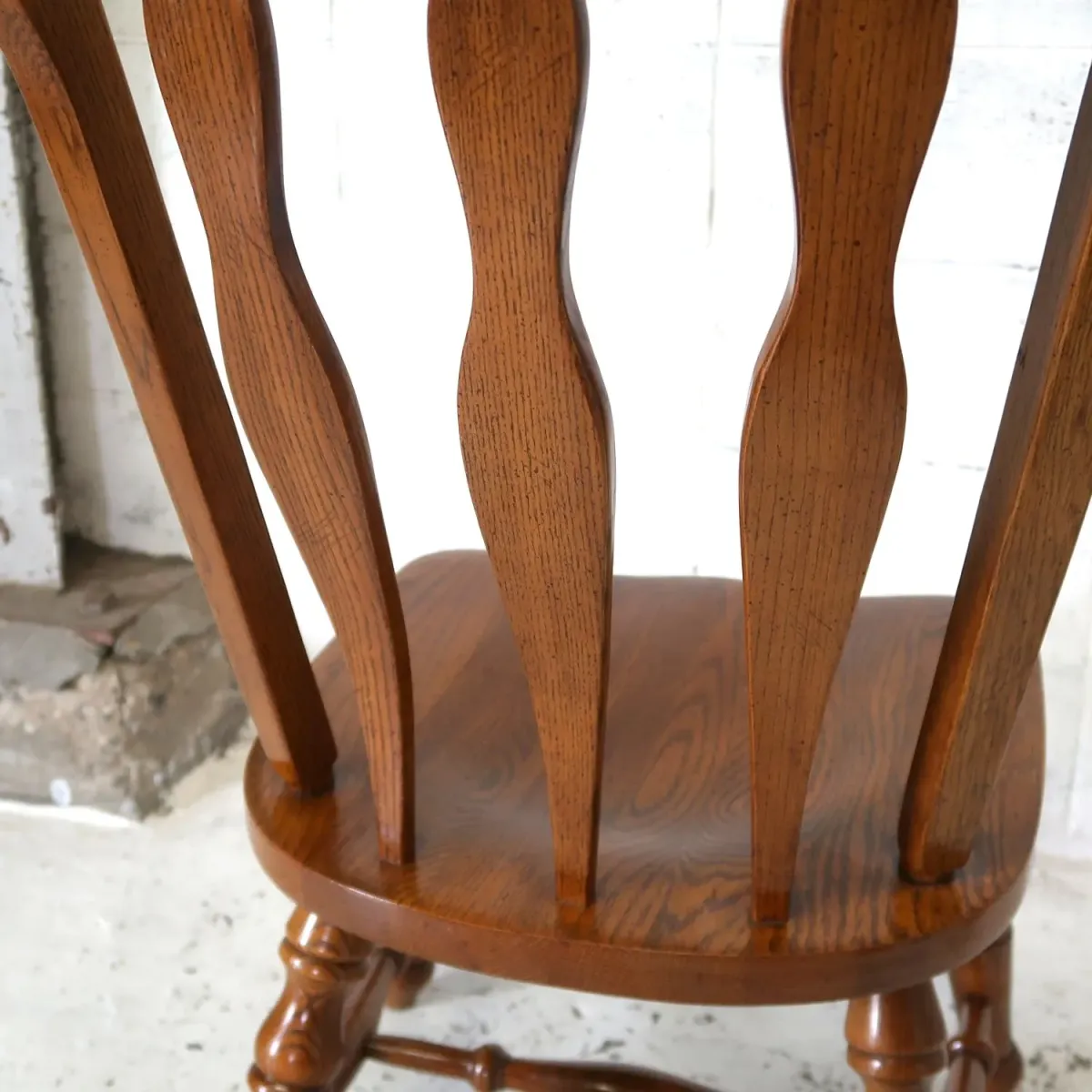 Virginia House アンティーク ウッド ウィンザーチェア オーク