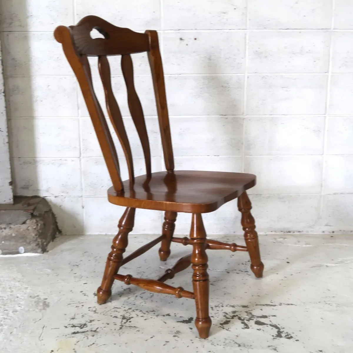 Virginia House アンティーク ウッド ウィンザーチェア オーク