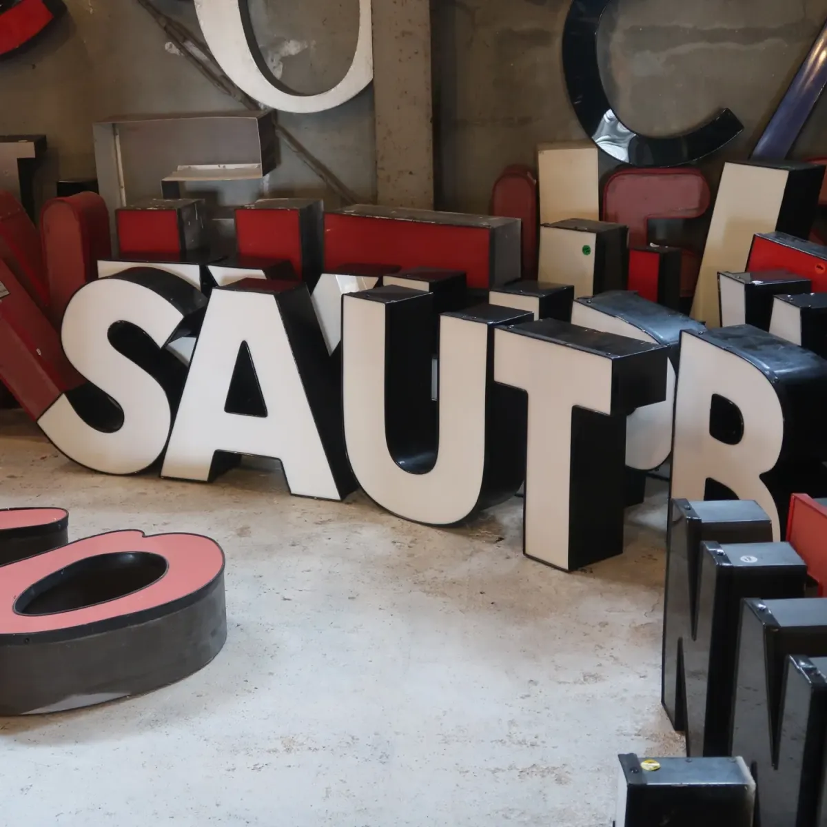 ビンテージ レターサイン S