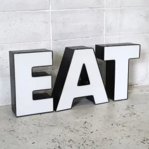 ビンテージ レターサイン E