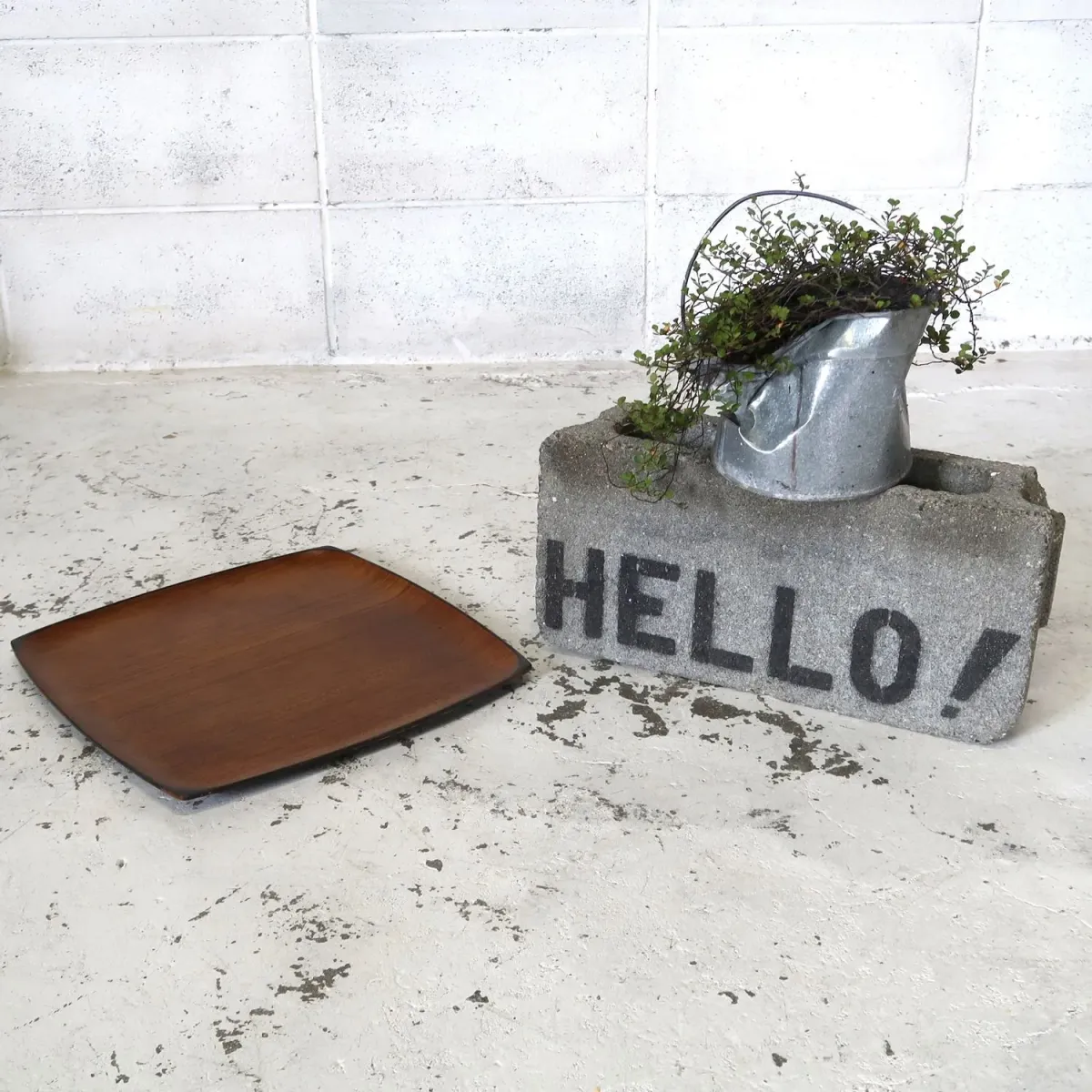 ビンテージ ウッド トレイ